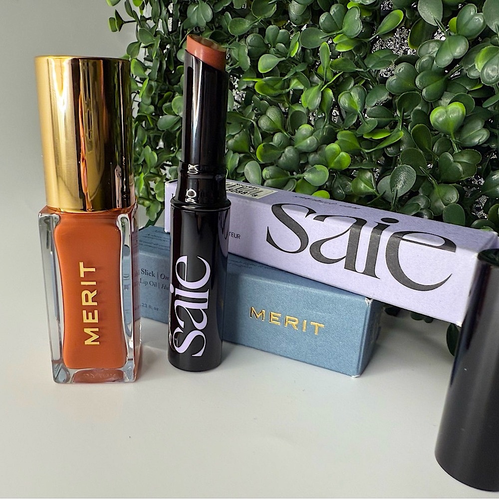 NEW BUNDLE DEAL: Merit Lip Oil + Saie Lip Blur